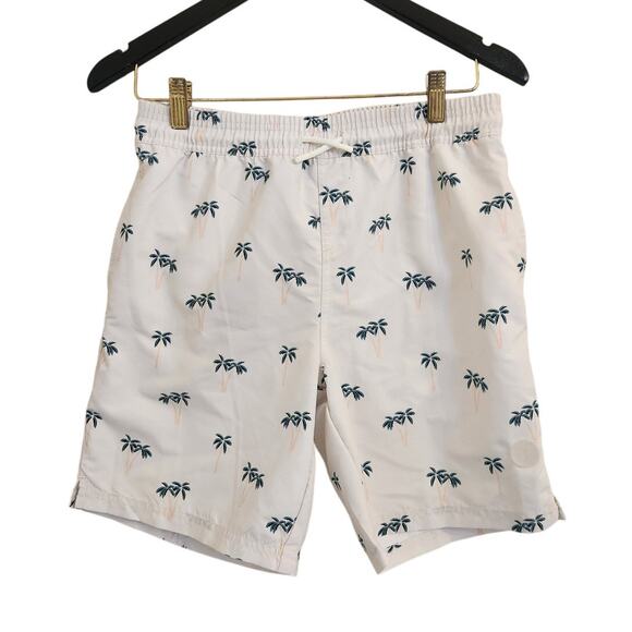 NWT Brook Brothers Boys Board Shorts Swim Trunks Palm Tree Vacation 18 - Picture 2 of 8